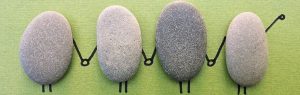 Teamwork pebbles